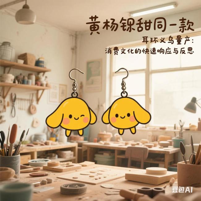 黄杨钿甜同款耳环已被义乌量产 消费文化快速响应