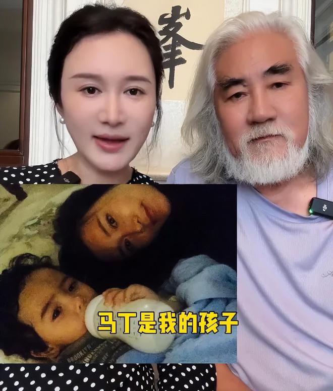张纪中为娇妻庆生，混血继子站旁边被冷落，下巴后缩网友呼吁关注