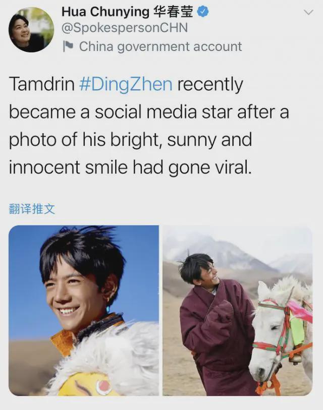 华春莹：你好呀，丁真