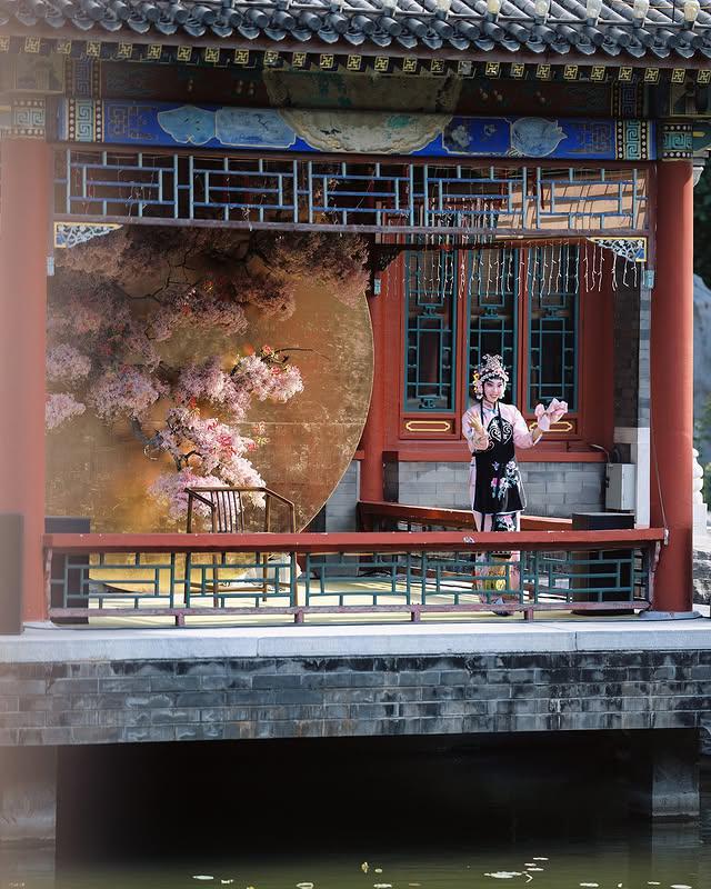 马筱梅分享婚礼高清图：至亲挚友们的相聚，一场华彩游园盛宴