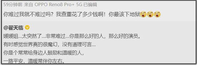 翟天临怼网友惹争议！悼念朱媛媛重提知网风波，惹来群嘲瞬间破防