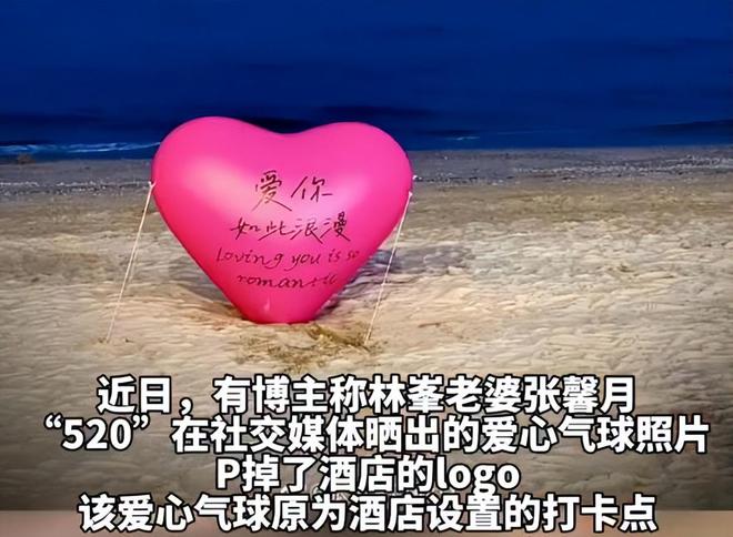 林峰老婆520晒网图P掉商家logo，被发现后又删除评论