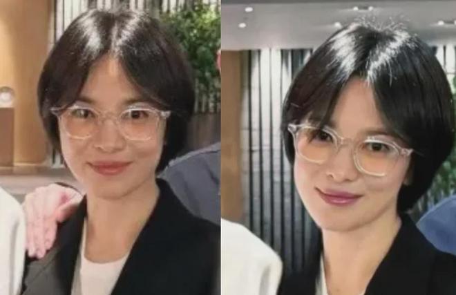 43岁宋慧乔私下状态曝光，中分短发被吐槽像男的，淡妆好似路人