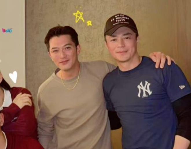 林心如许玮甯夫妻档聚会，霍建华和邱泽喝了不少酒，大家都好尽兴