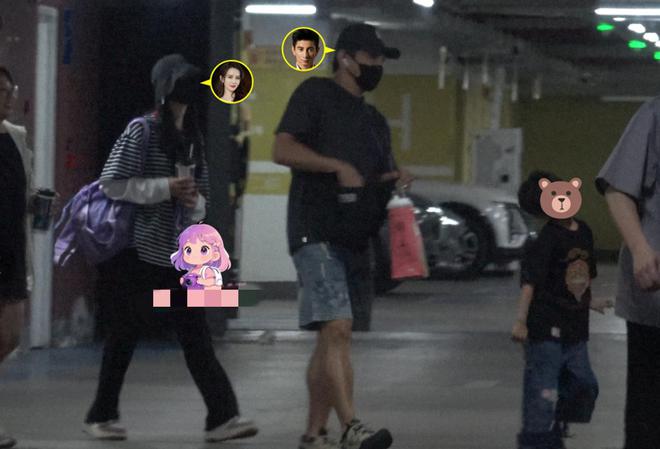 刘诗诗吴奇隆合体带娃，两人无交流，保持距离，6岁儿子很活泼