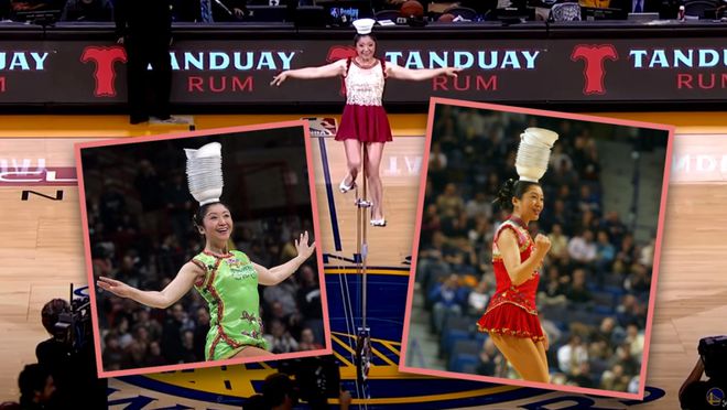山西杂技大姨硬控NBA球场30年！身价不菲地位比肩詹姆斯？网友：把姨送进名人堂！