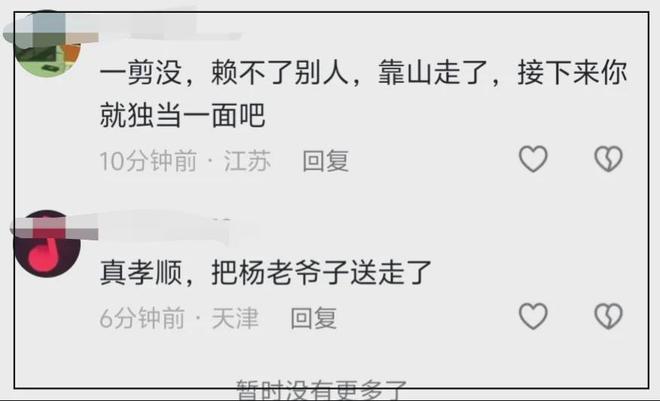 李金斗称杨少华午休时辞世，安详无痛苦，小儿子杨议被批消费老爹