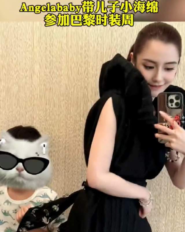 巴黎秀场两大神颜女星怼脸拍！热巴睫毛飞了，baby鼻梁位置好奇怪