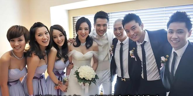 董璇二婚也不含糊！圈内明星出席，连换两套礼服，伴郎团全喜剧人