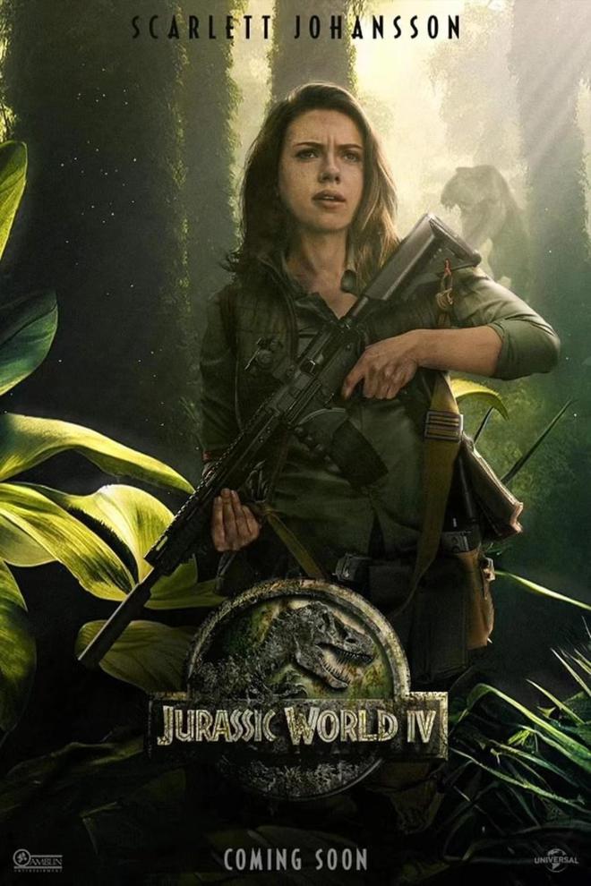 侏罗纪世界4中美同步上映，寡姐坚持来中国宣传，票房能否超10亿