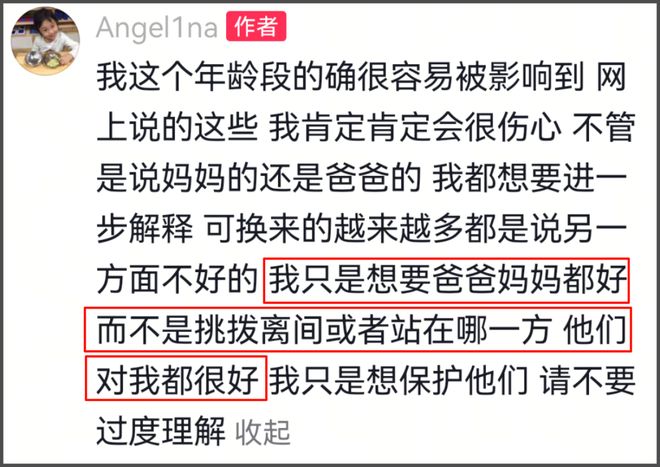甜馨否认内涵贾乃亮，指责大家过度解读，贾乃亮此前被曝已有二胎