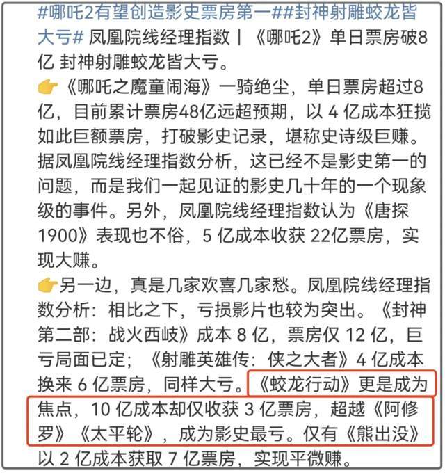 《蛟龙行动》撤档被群嘲！于冬脸都被打肿了，亏损严重硬着头皮撤