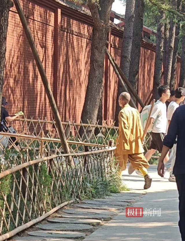 洛阳白马寺僧人顶着酷热种地 农禅并重守祖训