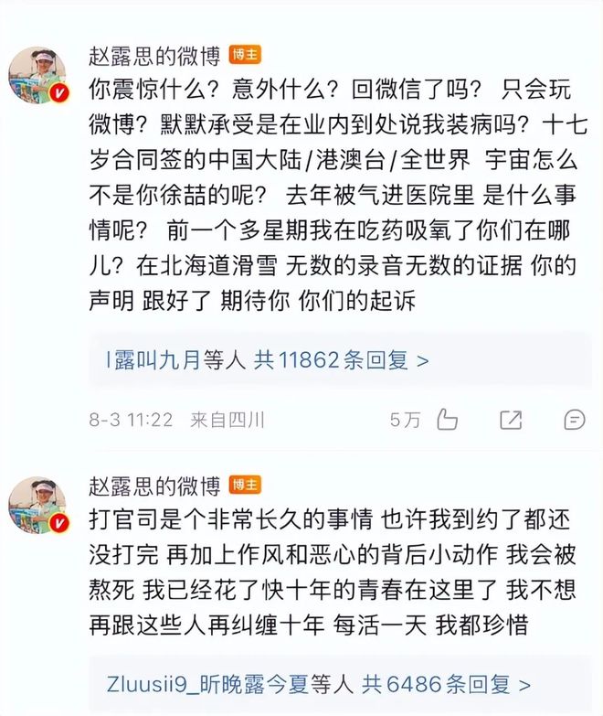 一点不在乎？要真打官司，赵露思有钱赔吗
