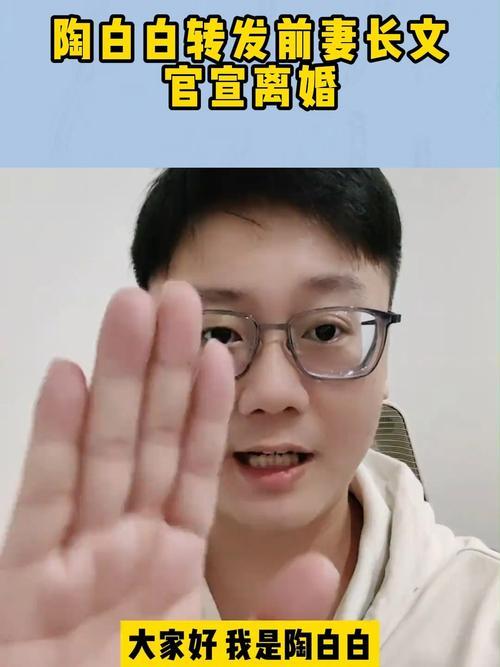 陶白白前妻强调离婚不是要上再见爱人，价值观差异太大，不会复婚