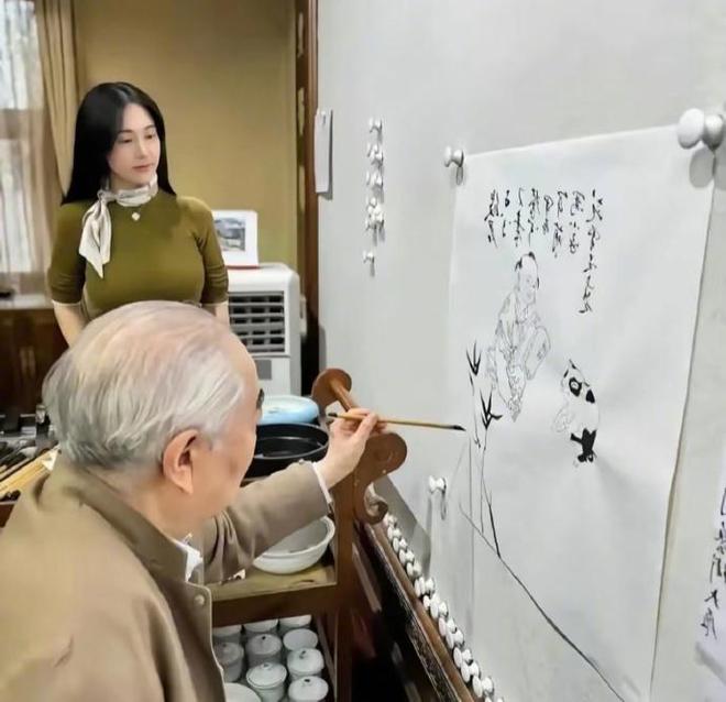 87岁范曾报平安：正闭门写书，变相辟谣失联被卷走20亿传闻