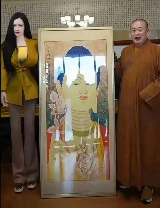 范曾晚节不保？亲题牌匾下堆满烂鞋，还曾给释永信美女弟子题字