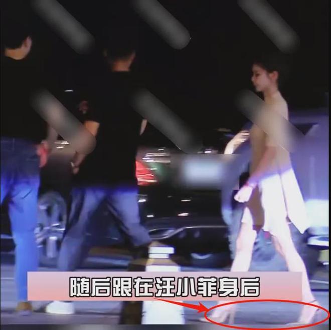 汪小菲三胎来了？马筱梅穿连衣裙小腹隆起，男方当面抽烟没躲避