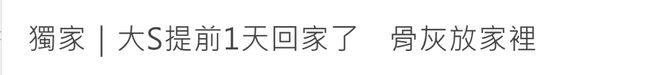 大S骨灰安置家中，家属六神无主未设灵堂，还是王伟忠拿主意包机