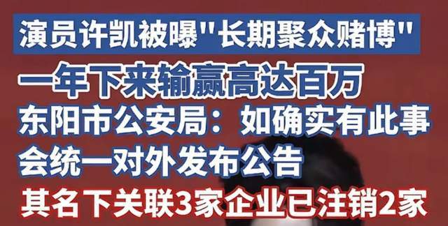 许凯告赌博名誉权翻车！许荔莎和狗仔持续嘲讽，网友呼吁等通报