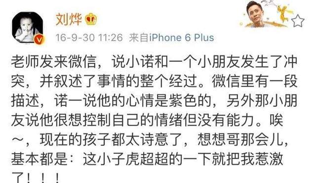 还记得诺一吗？14岁的他上法国新闻联播，也是给老爸刘烨争光了