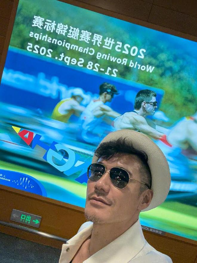 超模胡兵担任赛艇世锦赛推广大使，从艺前曾是赛艇国家队员
