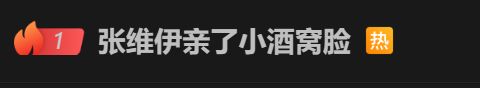 对张维伊的恶意，小点吧