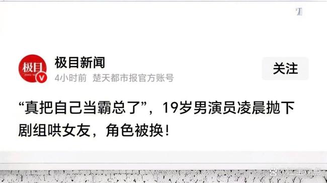 19岁擅自离组短剧男主道歉