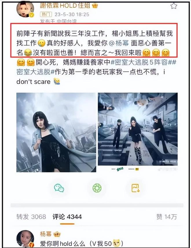 谢依霖晒日式装修翻车！家中装和室惹反感，网友劝其别来内地赚钱
