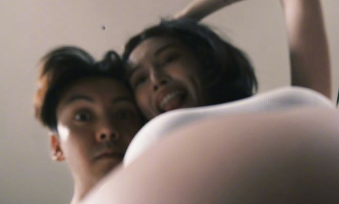 何穗孕照被扒！和陈伟霆一举得男，超模都偏爱港男，生娃不办婚礼
