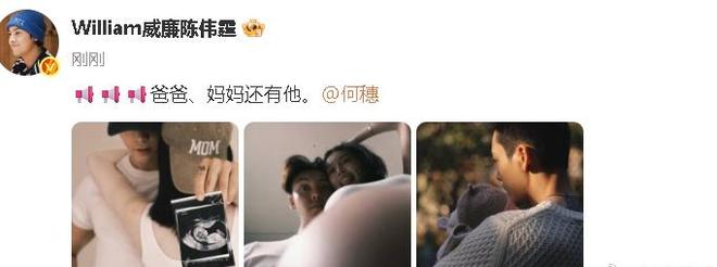 陈伟霆何穗官宣生子！深扒时间线已秘恋4年，未提领证关系成谜？