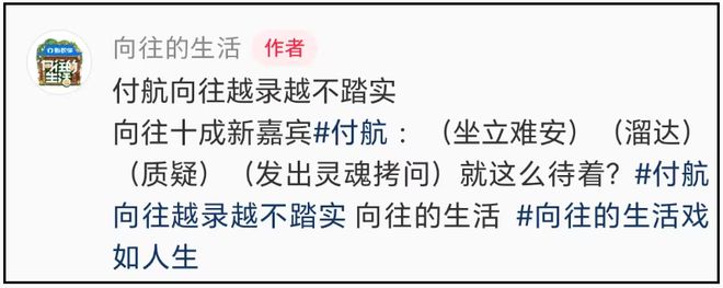 《向往》口碑翻车！官方以嘉宾清闲为豪，网友吐槽明星赚钱太容易