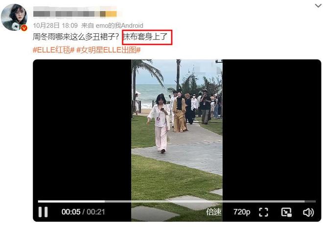 红毯看点多！代露娃摔3次，沈佳润走过头，张予曦被吹成“海胆”